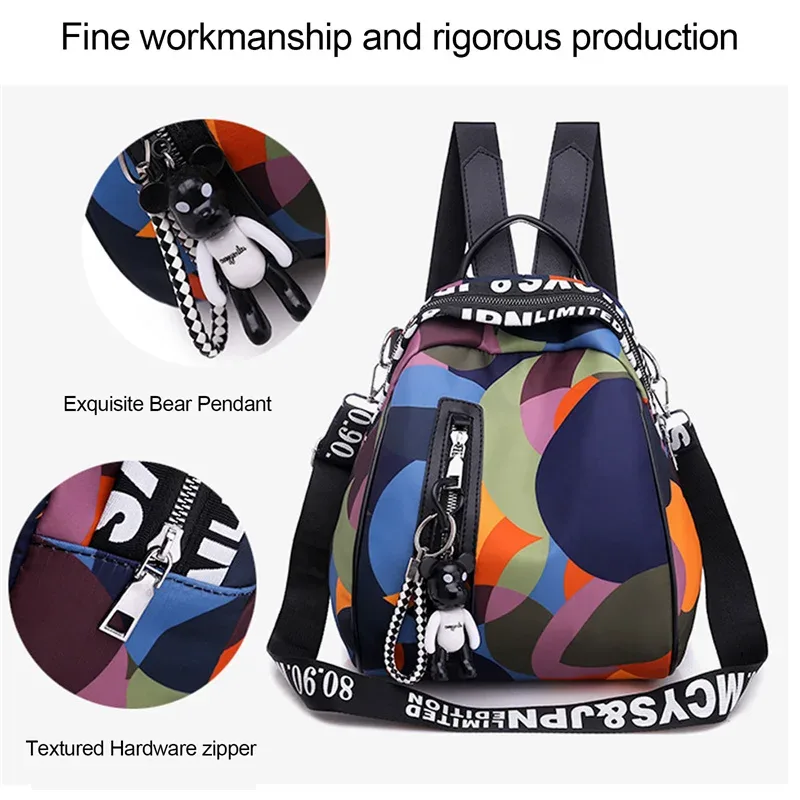 nouveau petit sac à dos femme étanche antivol oxford femme sacs à dos adolescent mini sac à dos voyage sac à dos sac d'école