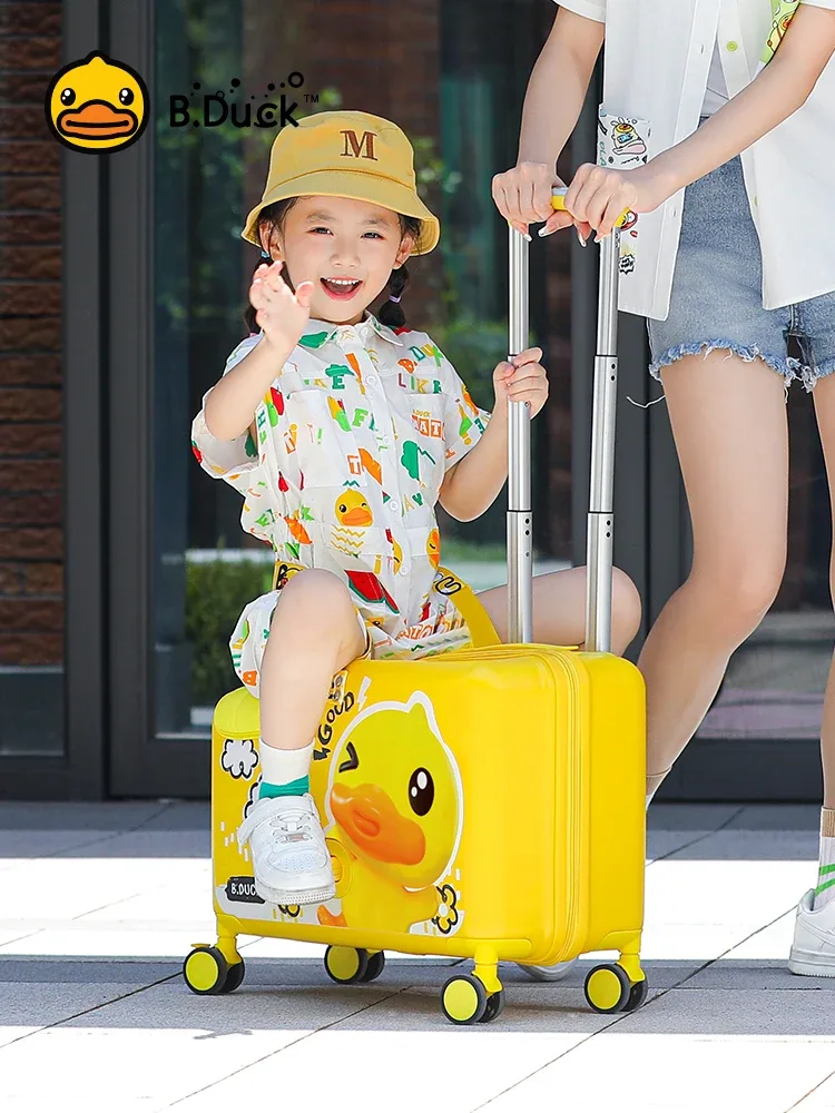 bagages, les enfants peuvent s'asseoir, monter et descendre, valise, chariot, roue universelle, frein, sac de voyage