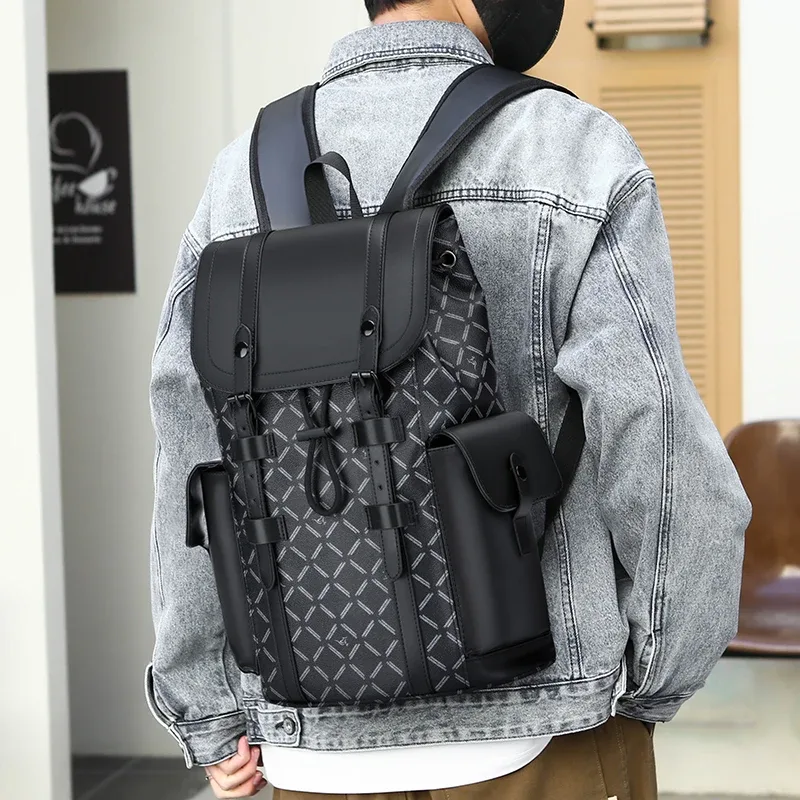 sac à dos tendance avec compartiment pour ordinateur portable de 14 à 16 pouces, sac de voyage imperméable pour affaires, sac d'école, mochila viaje