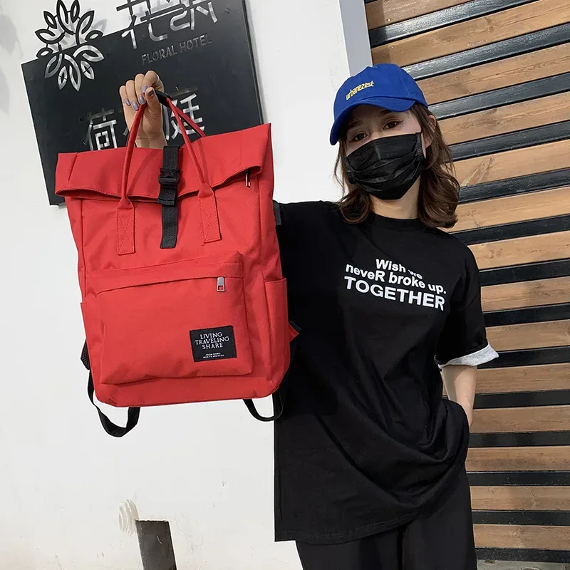 sac à dos d'université mignon pour femme, sac à dos de livre de voyage pour fille, pliable, grande capacité, sac en toile pour femme, ordinateur portable pour homme, sacs d'école