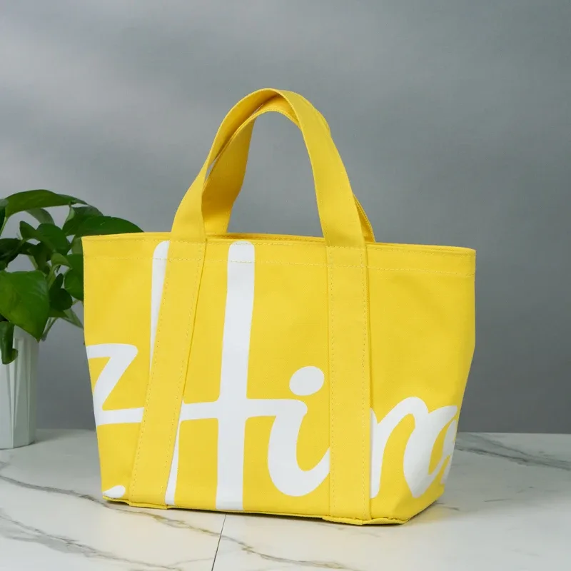 sac fourre-tout en toile pour femme de marque tendance, petit sac à main en coton pour femme