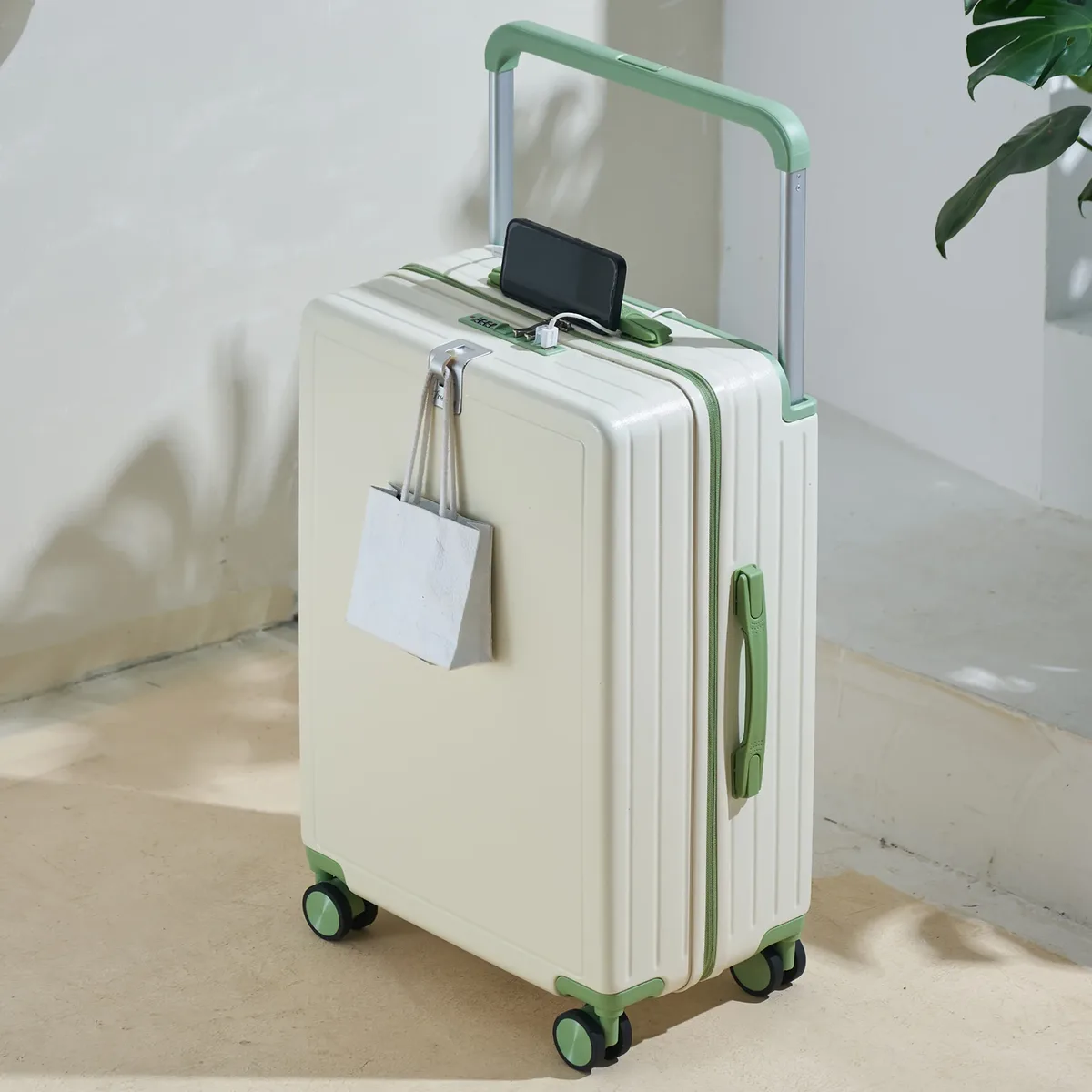 valise à roulettes large 20 pouces légère pour bagage cabine, valise de voyage multifonctionnelle 24/26 pouces grande capacité