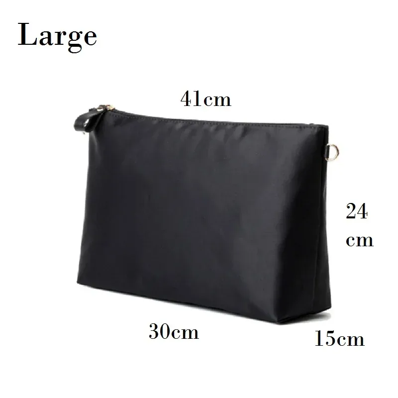 sac d'insertion de organisateur en nylon pour femmes, sac de maquillage de voyage, sacs d'insertion de maquillage multifonctionnels de voyage