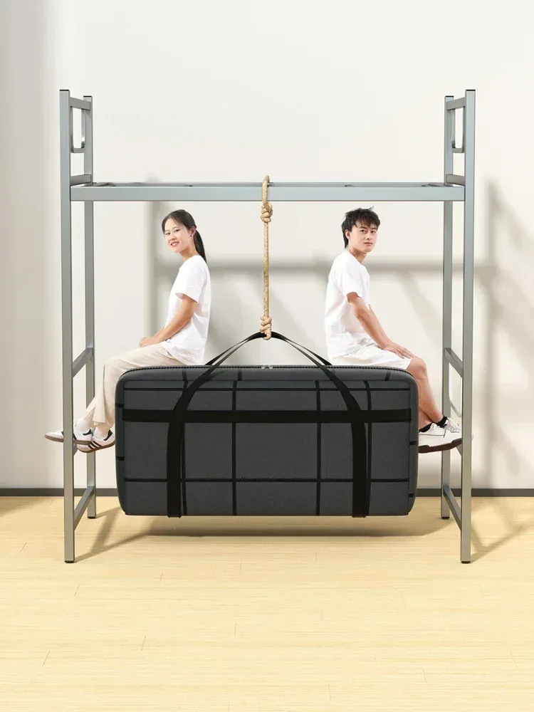 sac de rangement de vêtements pliant portable de grande capacité, sac polochon à main, sac rembourré à double fermeture éclair, organisateur de garde-robe, sac mobile