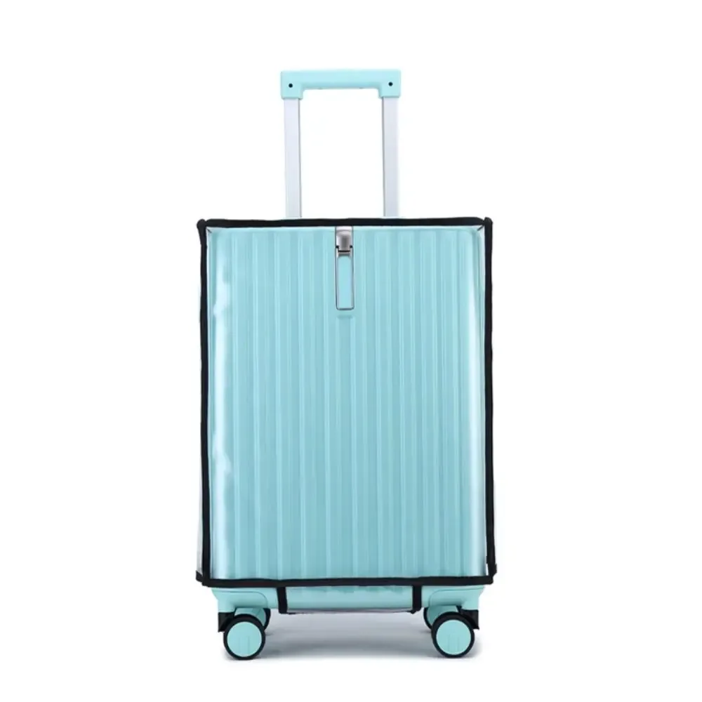 nouvelle housse de protection portable pour bagages de voyage 18-30 pouces, housse de valise transparente en pvc, accessoires de voyage