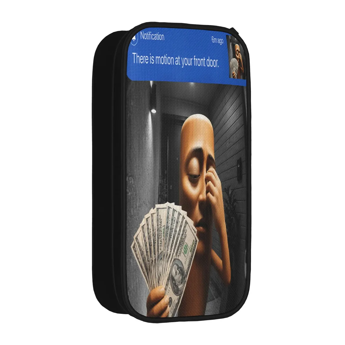 tung sahur neegy meme doorbell john pork halloween trousse à crayons esthétique pour garçons et filles, personnalisable diy pour l'école