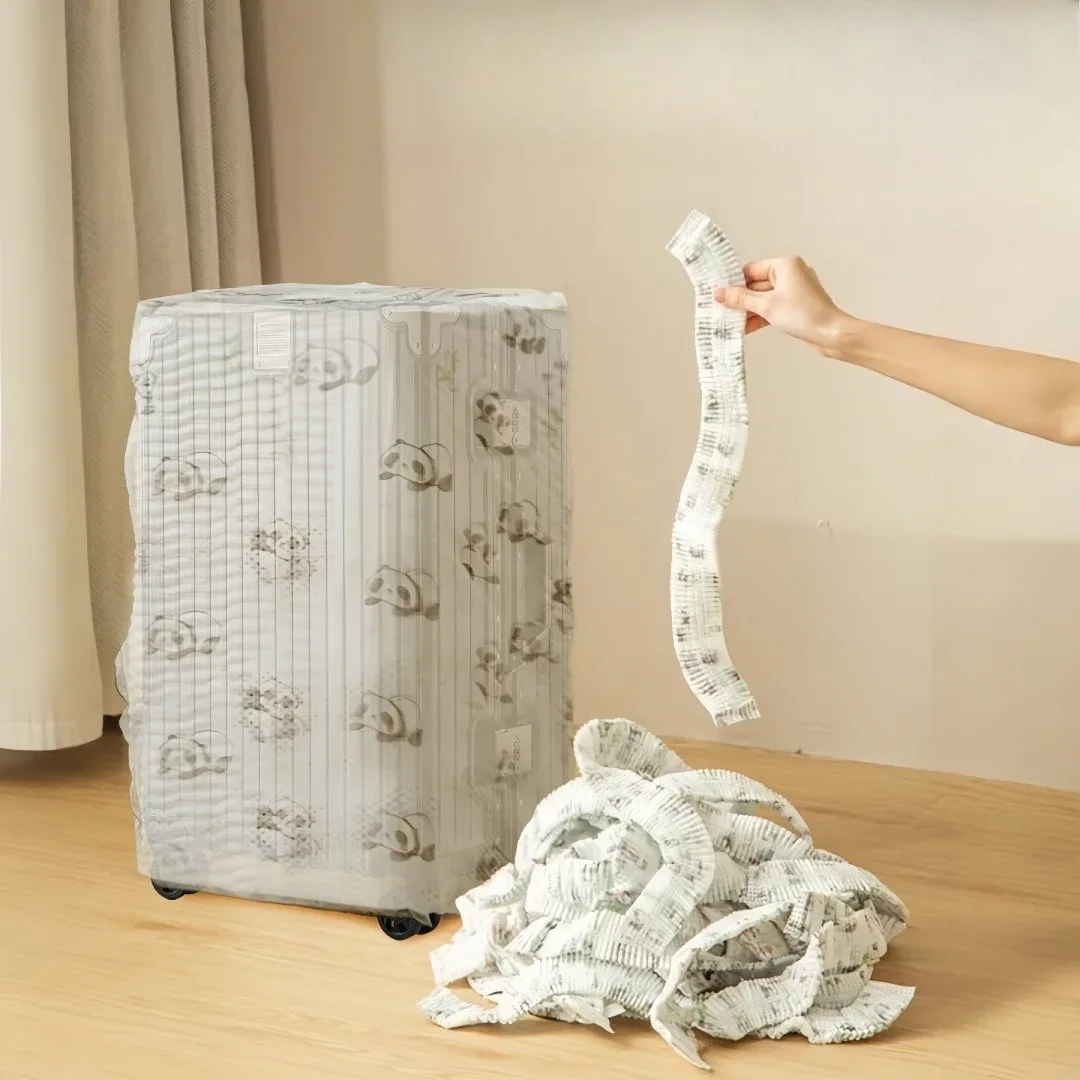 housse anti-poussière pour bagages, universelle tout compris, housse de protection jetable en tissu non tissé pour valise de voyage, housse de pluie