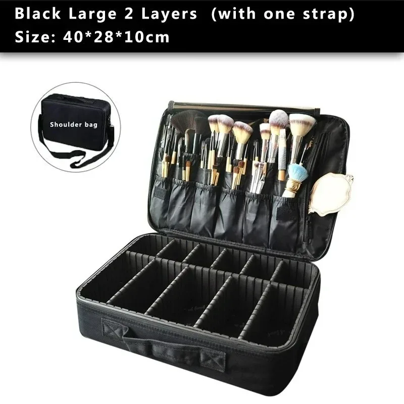 nouveau sac cosmétique professionnel pour femmes haute qualité oxford grande capacité étui de maquillage de voyage pour maquilleur