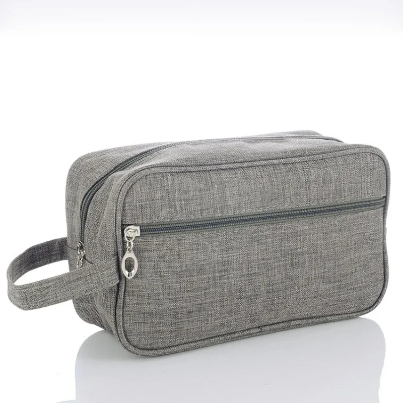 trousse de maquillage - sac de rangement grande capacité pratique pour l'extérieur - sac à main - trousse de toilette et de maquillage portable pour homme