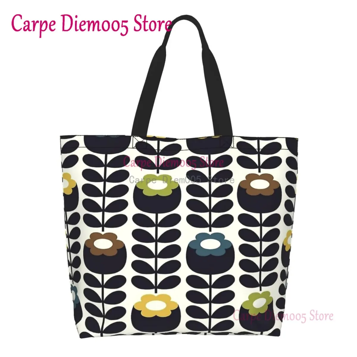 orla kiely sac fourre-tout grande capacité pour femme, sac d'épicerie pour femme, initié