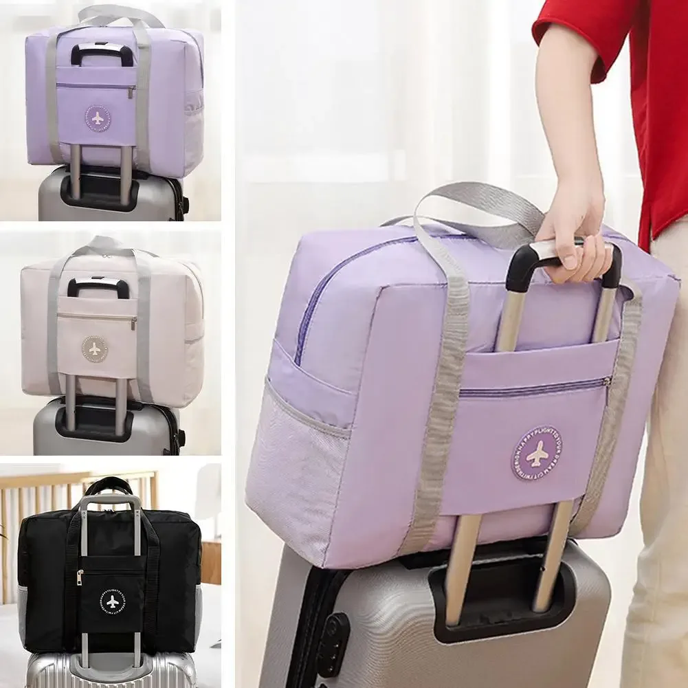 sac de voyage pliable 1 pièce pour avion, sac de transport cabine, sac de week-end, sac de nuit, sac de transport pour hôpital, sac de sport pour femmes et hommes