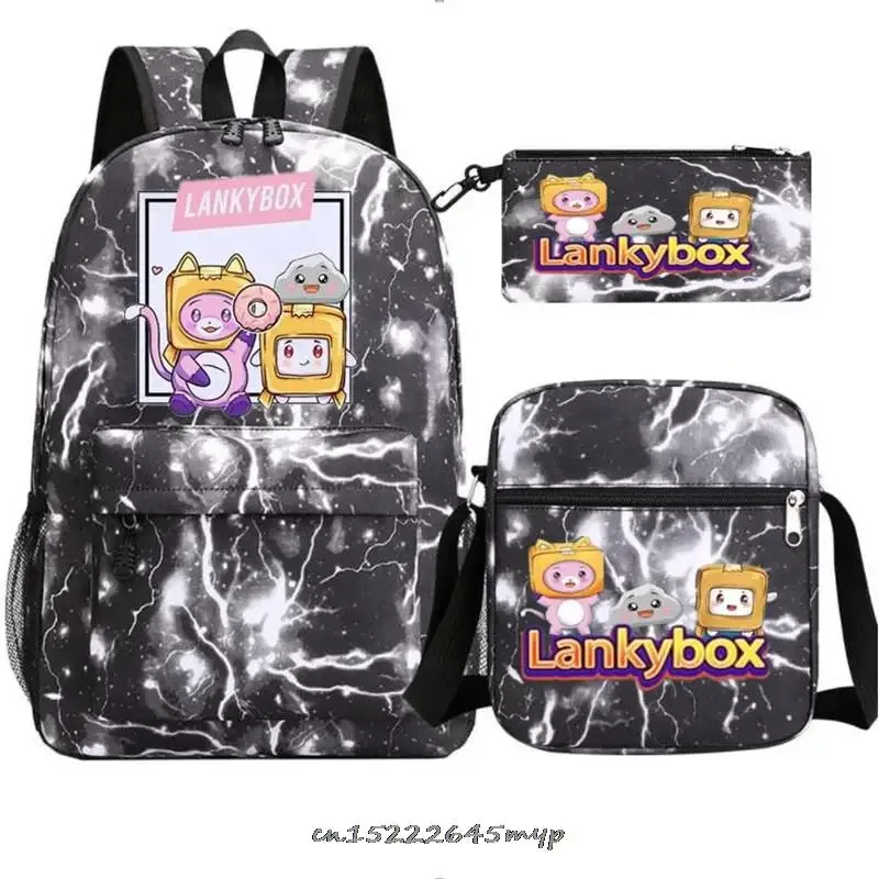 sac dos nylon fleurs dessin animé bleu noir rose galaxie personnages mignons poche latérale fermeture glissière usage voyage capacité grande