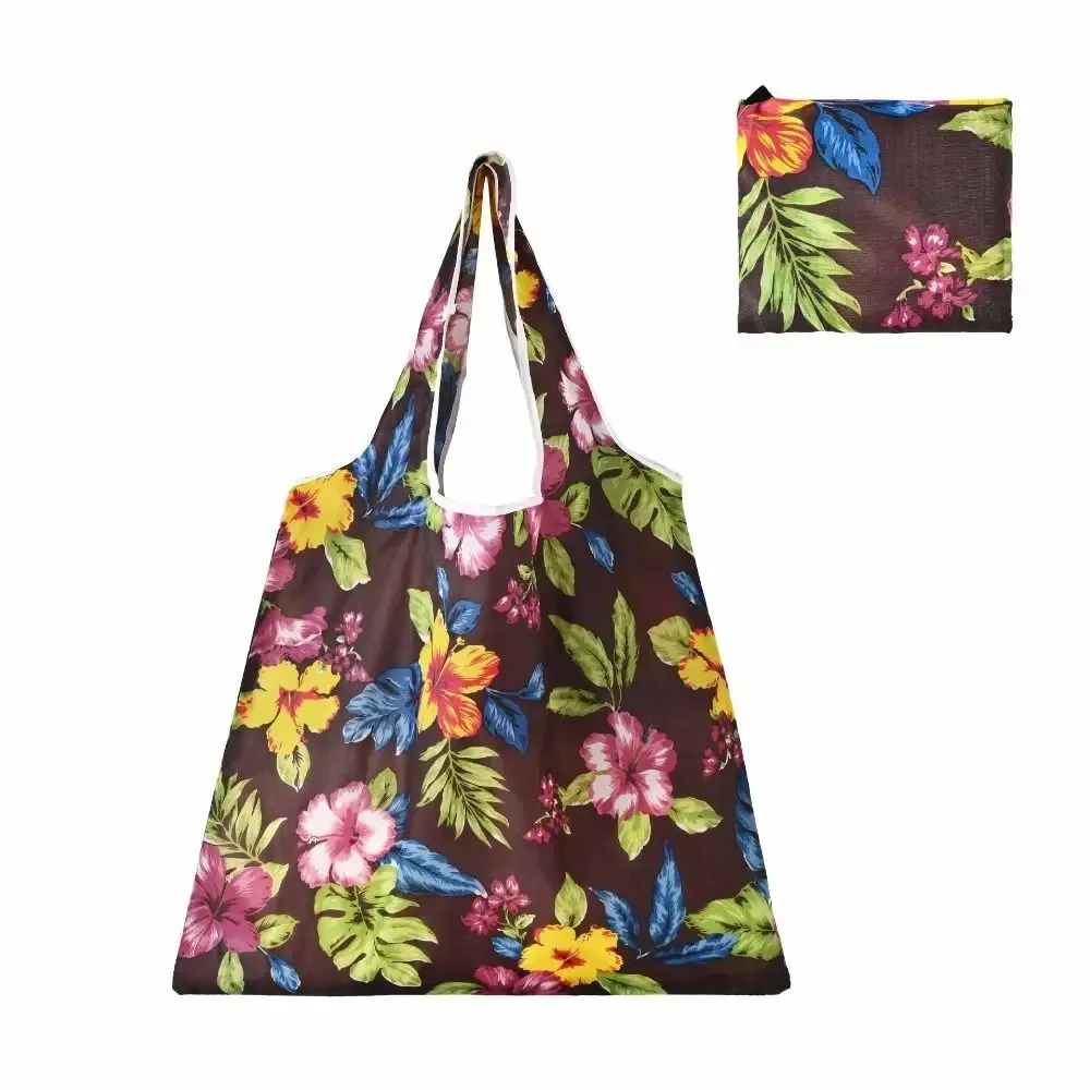 sac de courses pliable grande capacité, lavable, portable, réutilisable, écologique, léger, sac de rangement