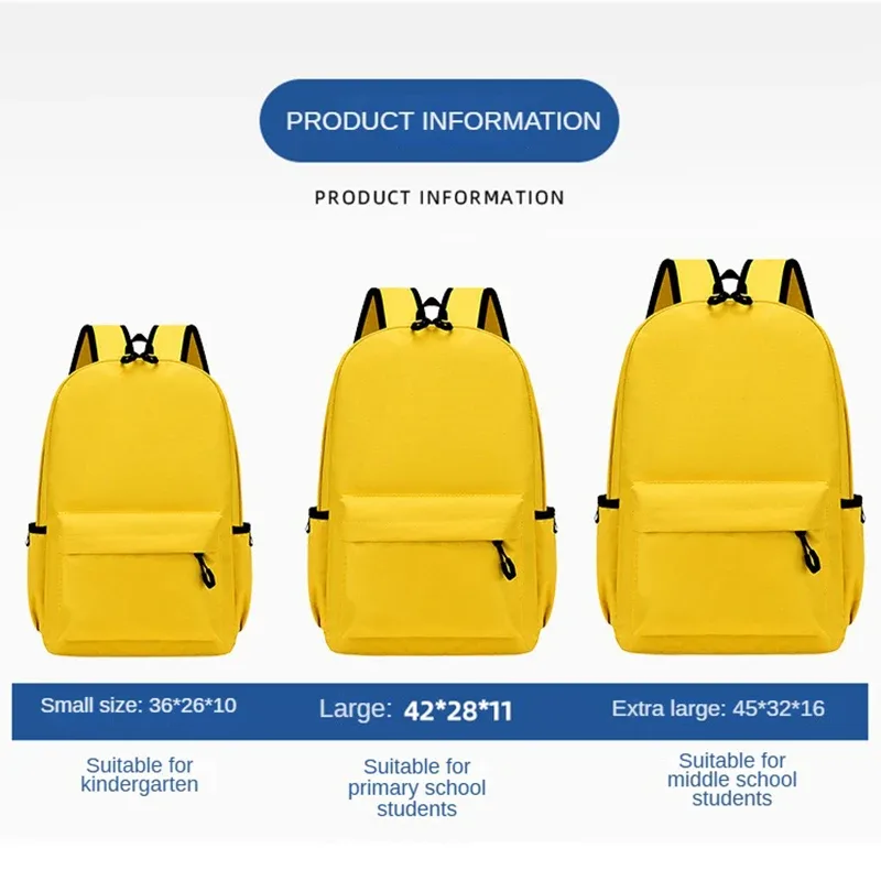 sac à dos scolaire personnalisé avec logo sur mesure, idéal pour la formation, cadeau, motif nom d'école, sac à dos pour école primaire, vente en gros