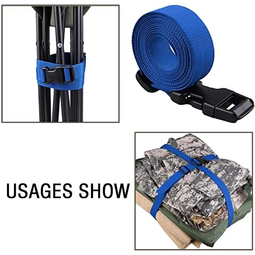 sangles d'emballage de bagages en nylon, ceinture de protection réglable, ceintures de valise, sangles fixes, ceintures de bagages
