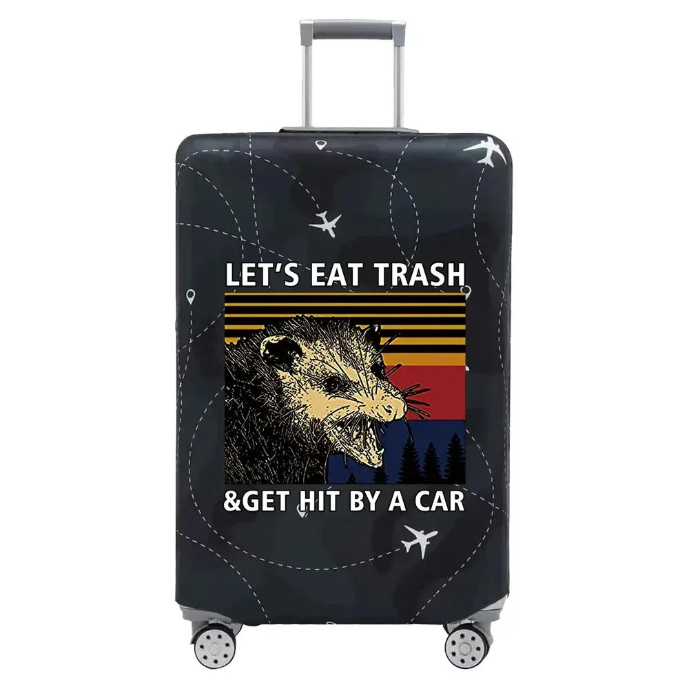 juste de protection en tissu pour bagages, housse anti-poussière, valise anti-rayures imbibée pour sac de 18 à 32 pouces, motif pew, accessoires de voyage