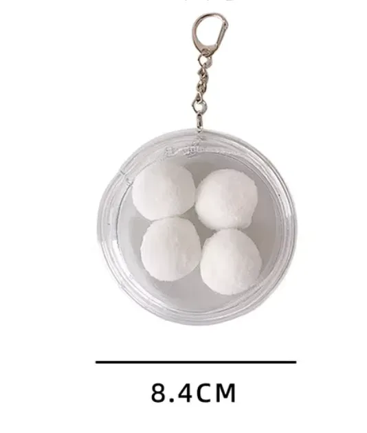 sac de présentation rond transparent en pvc pour badges, porte-épingles, vitrine pour figurines, sac à dos mignon pour bébé qui marche