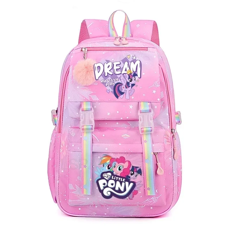 sac à dos my little pony pour femmes, garçons et filles, sac à livres, sac à dos de dessin animé kawaii pour étudiants et adolescents, mochila, cadeau d'anniversaire