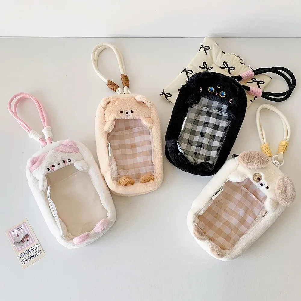 sac à dos de style ins pour étudiants, sac de présentation portable en forme de chiot et de chat de dessin animé kawaii avec pendentif