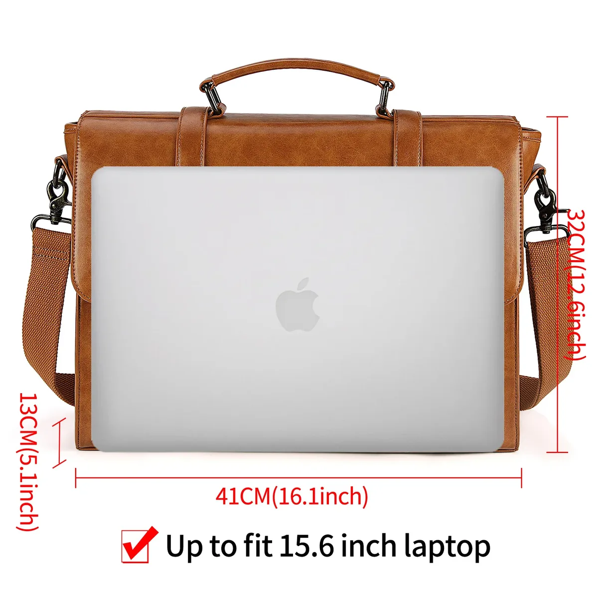 sac bandoulière vintage en pu pour homme, sacoche d'affaires pour ordinateur portable, sac messager