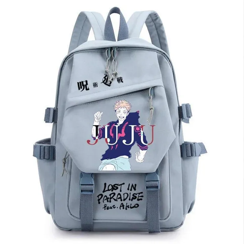sac à dos anime jujutsu kaimmense pour hommes et femmes, cartable pour adolescents, sacs pour ordinateur portable gojo satoru, cartable d'extérieur à la mode