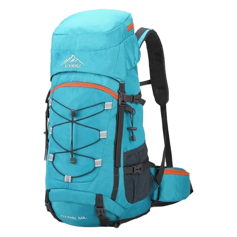 sac à dos de randonnée et de camping grande capacité 60l, imperméable, pour sports de plein air, alpinisme, unisexe, avec bretelles rembourrées pour soulager les épaules