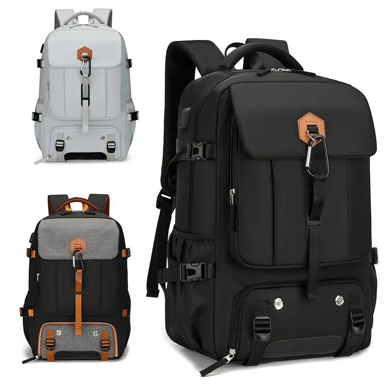 sac à dos de voyage pour l'extérieur, sac à dos de camping imperméable de 50 l pour femmes et hommes, sac à dos avec compartiment pour chaussures