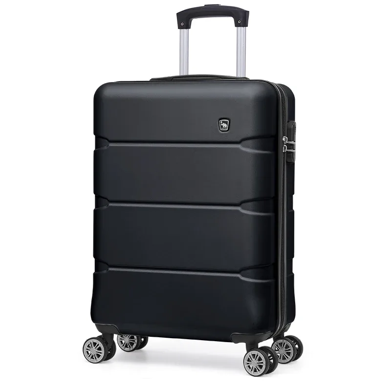 oiwas valise à bagages roulants boîtier de chariot de voyage hommes roues spinner muets bagages roulants matériau abs cabine d'embarquement à main