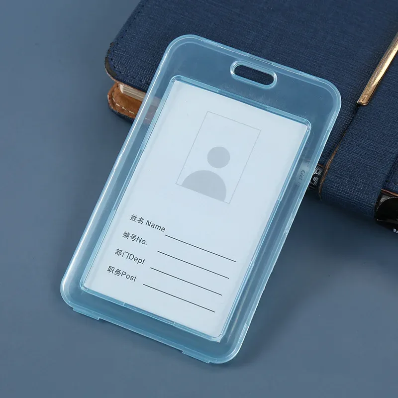 porte-carte de bus pour étudiants, 1 pièce, porte-badge pour cartes de crédit, carte d'identité bancaire, fournitures scolaires, nouvelle couverture de carte transparente