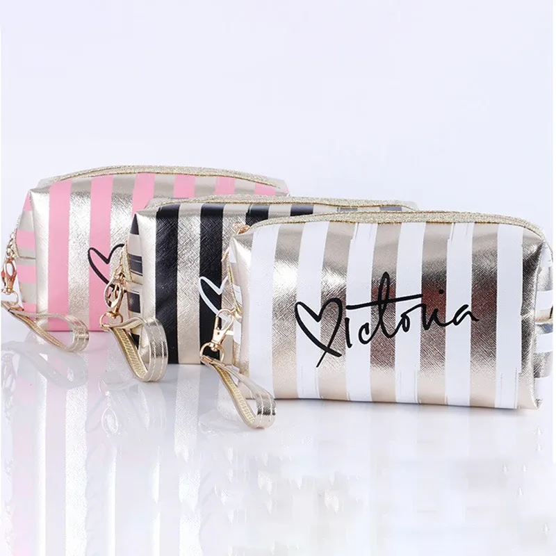 sacs à cosmétiques laser imperméables pour femmes, trousse de maquillage, pochette en pvc, trousse de toilette de lavage, étui de rangement de voyage, mujer bolsas