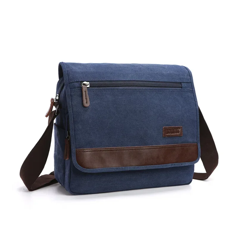sacs à main de marque de créateur, sac messager de haute qualité, grande capacité, sac à bandoulière unisexe, petit sac carré en toile, sac d'école pour étudiants