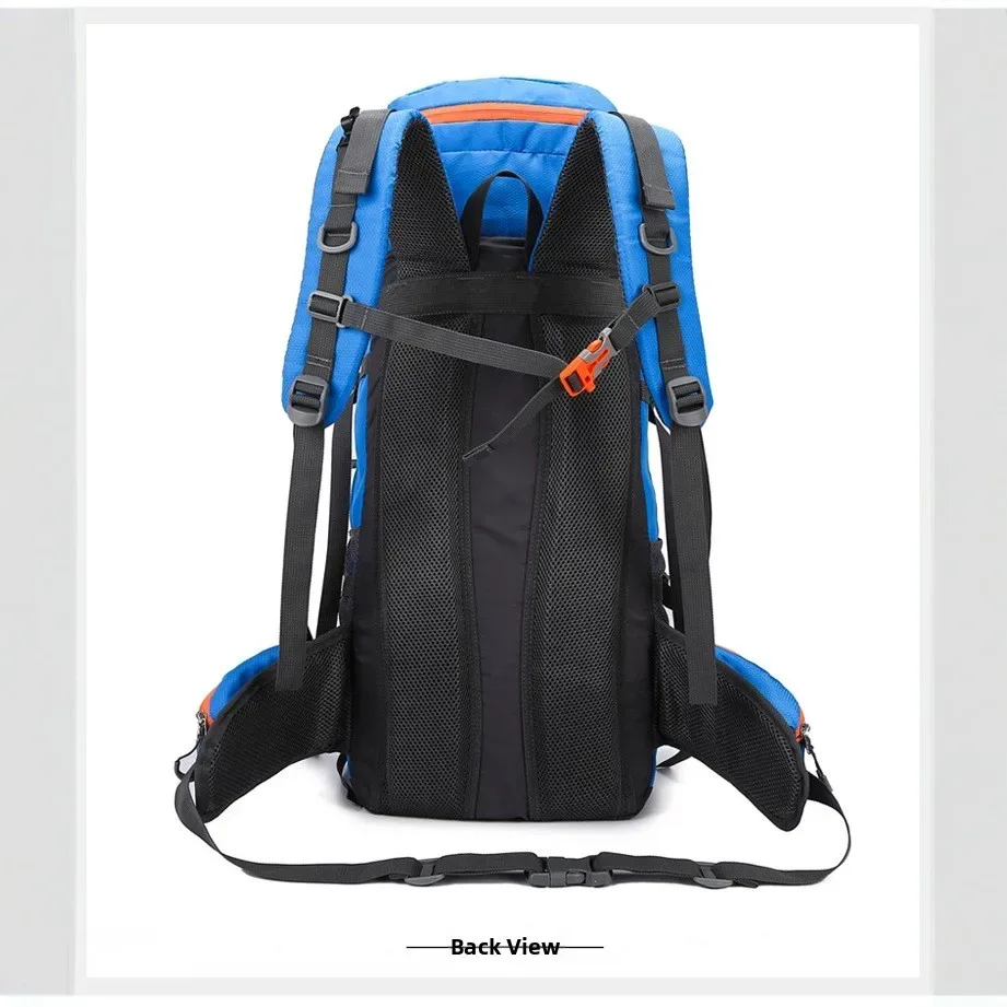 sac à dos de randonnée et de camping grande capacité 60l, imperméable, pour sports de plein air, alpinisme, unisexe, avec bretelles rembourrées pour soulager les épaules