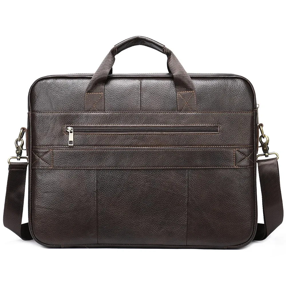 westal-sac pour ordinateur portable en cuir véritable pour hommes, 17 en effet, étuis à bombes, fourre-tout a4, sacs à documents, sac d'affaires, sacs à main pour hommes, 5013