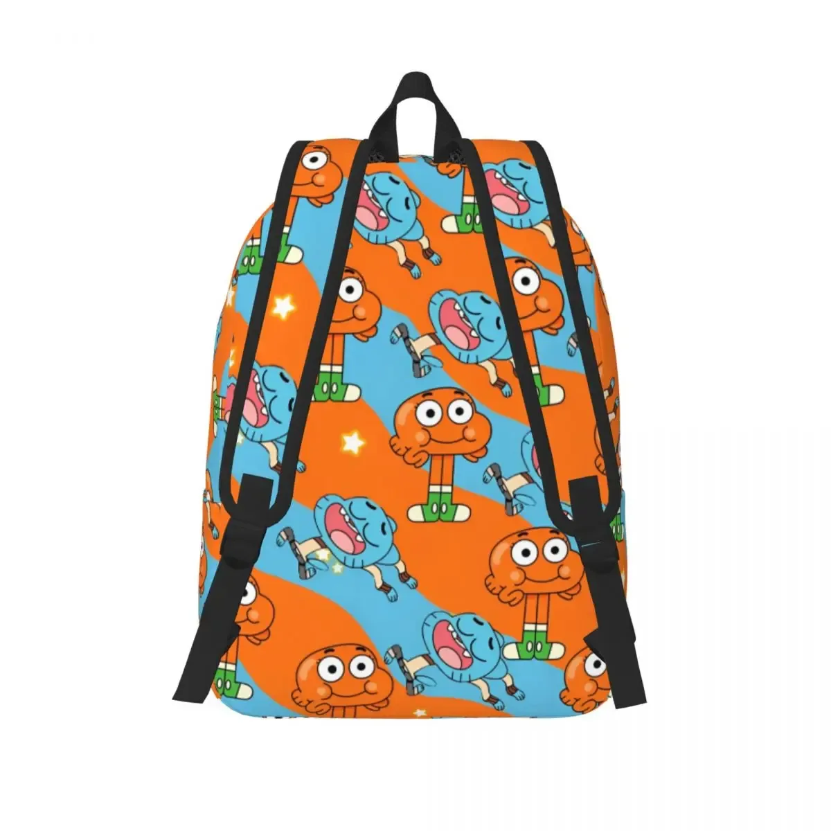 gumball darwin visage mode sac à dos sport lycée affaires jeu vidéo sac à dos pour hommes femmes ordinateur portable toile sacs
