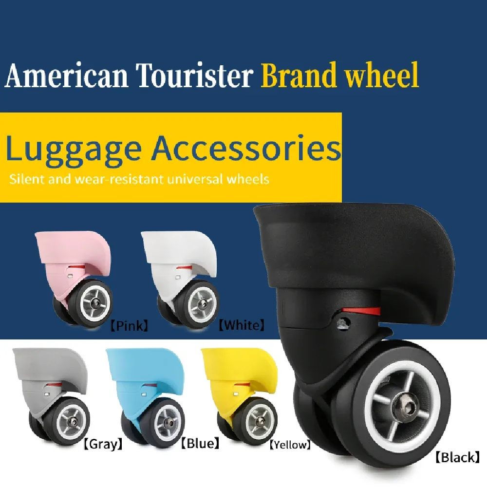 roue remplacement nylon silencieuse universelle trousse réparation sac dos accessoires bagage multicouleur utilisation voyage