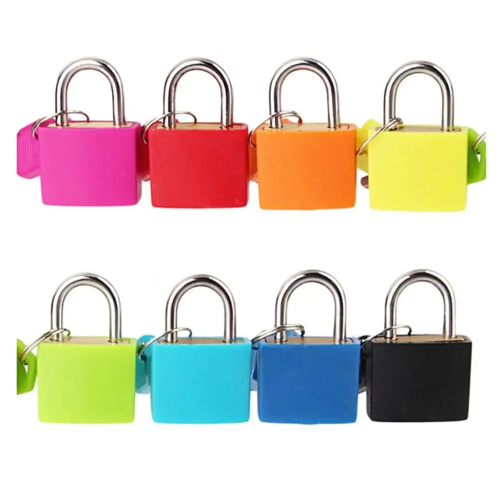 serrure de porte d'armoire de sécurité antivol, mini-cadenas de valise, acier de bain, petite serrure à bagages, fournitures de voyage, 2 prédire, 23mm