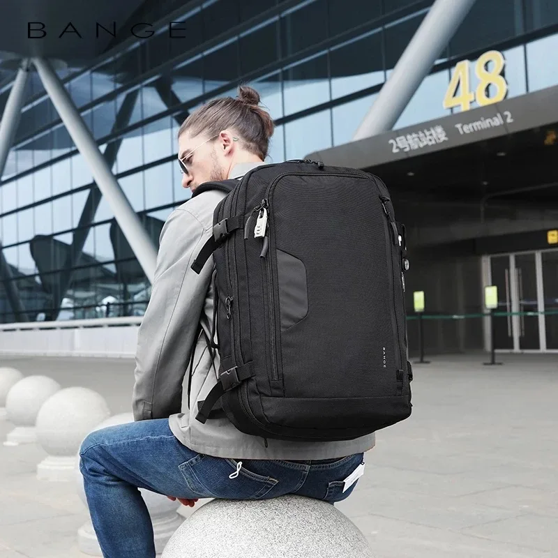 sac dos oxford université polyester noir couverture souple informatique bandoulière arquée fermeture éclair patchwork verrouiller