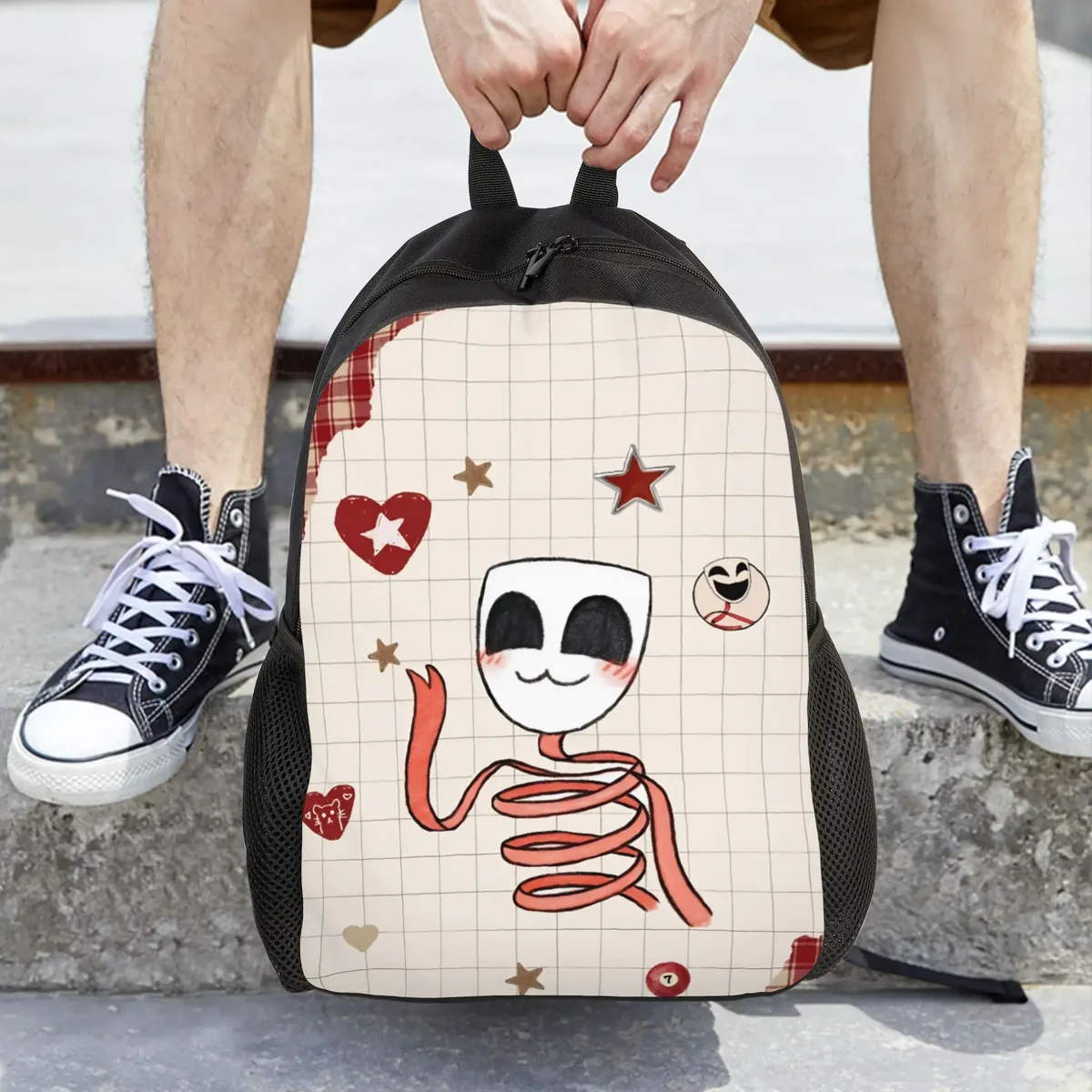 sac à dos gangle cartoon digitals circus pour femmes, sac d'école à la mode pour enfants, sac à dos pour ordinateur, sac à bandoulière de voyage pour enfants
