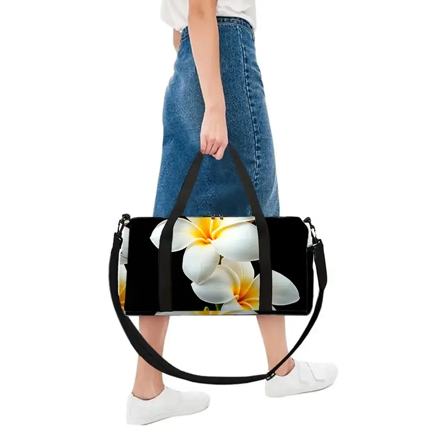 sac de voyage à grande capacité à imprimé floral pour garçon/fille, meilleur cadeau, sac de voyage 2d à motif de dessin animé, sac de sport de plein air pour enfants