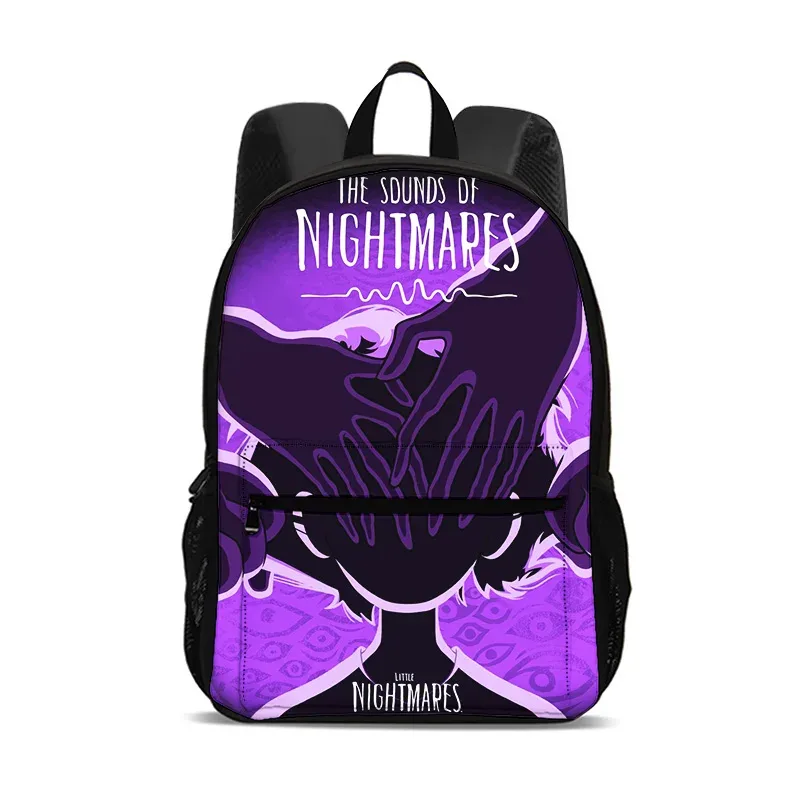 sac à dos little nightmares, sac pour ordinateur de grande capacité, léger, imprimé de dessins animés, nouveau style scolaire pour les étudiants et les étudiantes