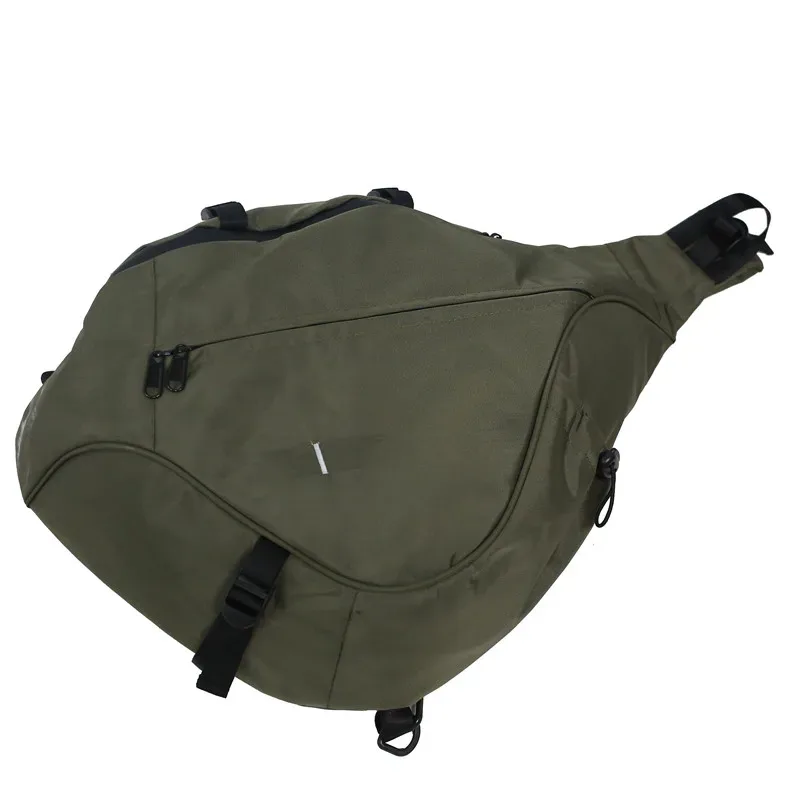 sac de poitrine pour hommes de grande capacité, sac à bandoulière unisexe de voyage hip hop décontracté, sac à bandoulière de rangement en nylon de haute qualité, livraison gratuite