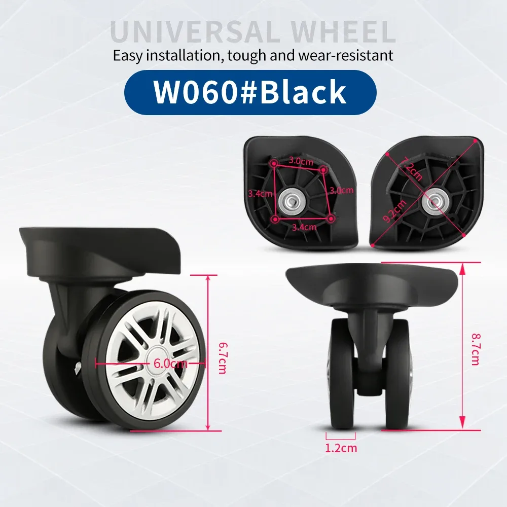 valise à roulettes universelle, accessoires de roue, pièces de rechange pour valise, roue à bagages, entretien universel p