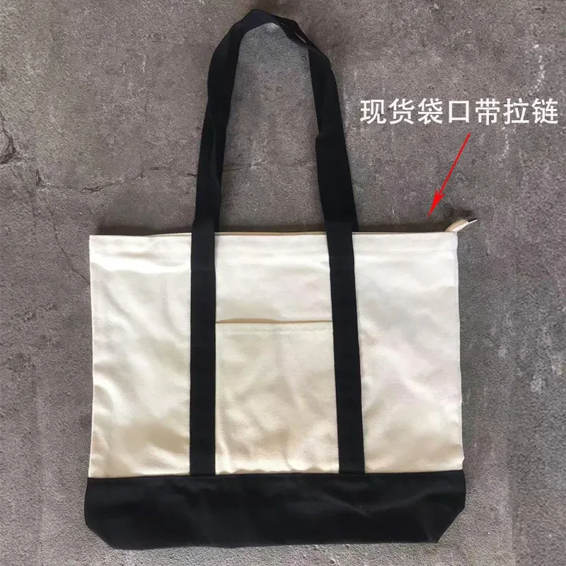sac à bandoulière en toile personnalisé pour femmes, grande capacité, à la mode, polyvalent, léger, pour les déplacements, le shopping, fourre-tout cadeau à main