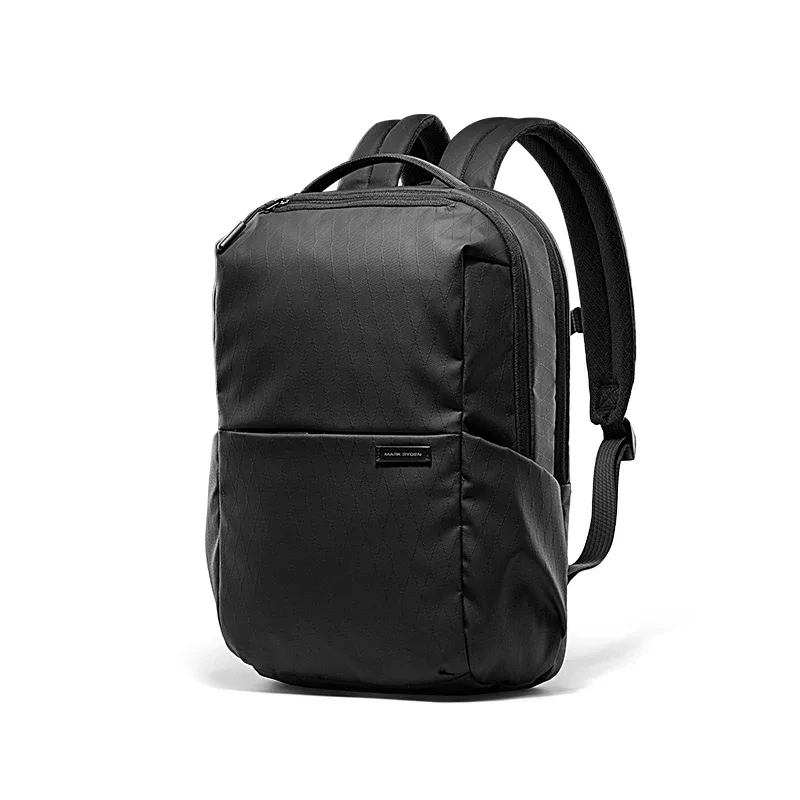 sac à dos quotidien oxford texturé léger pour homme mark ryden, sac à dos fin pour ordinateur portable, sac d'école avec poche à accès rapide sur le devant