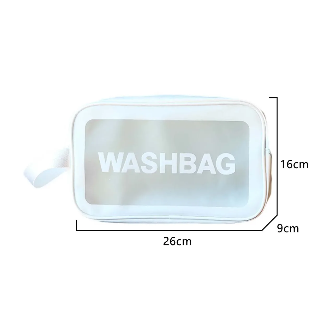 sac de toilette portable en pu pour femmes et hommes, sac de maquillage transparent imperméable, organiseur de toilette pour accessoires