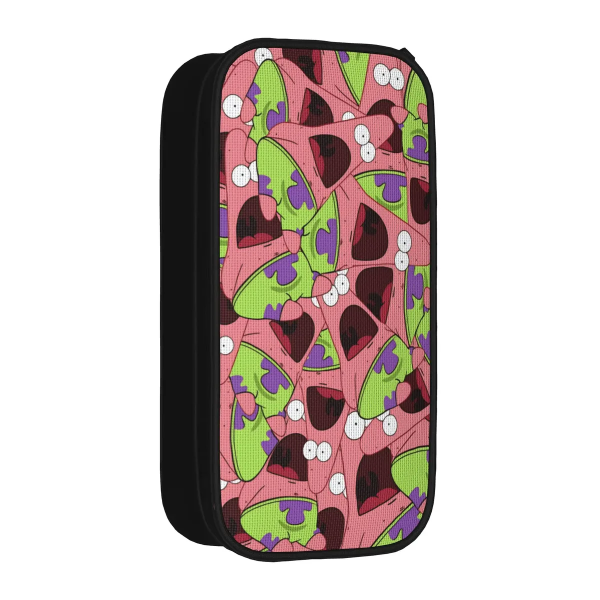 trousse à crayons s-spongebobs avec portraits de visages multiples, pochette en toile, grande capacité, pour garçons et filles, fournitures scolaires