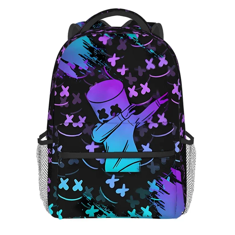 Sacs à dos de personnages de dessins animés dégradés pour garçons et filles, meilleurs cadeaux, sac à dos scolaire 2D plat pour enfants