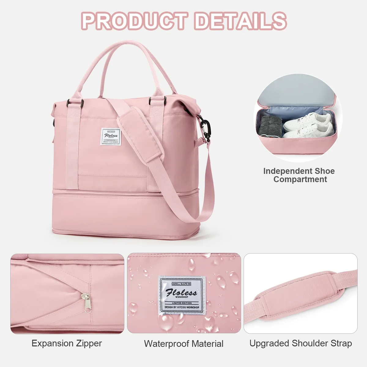 ryanair-sac de voyage pour homme et femme, sac de cabine, sac à main de sport, sac de week-end portable, sac de fitness extensible, sac d'hôpital, 40x20x25