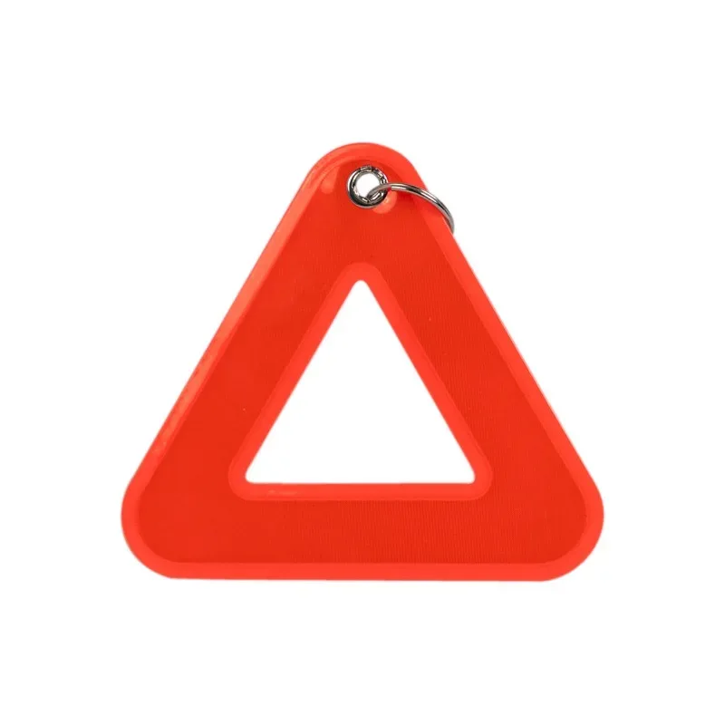 pendentif réfléchissant pour sacs d'école, réflecteur de sécurité triangulaire, étiquette suspendue de sécurité pour étudiants pour la marche nocturne et le cyclisme