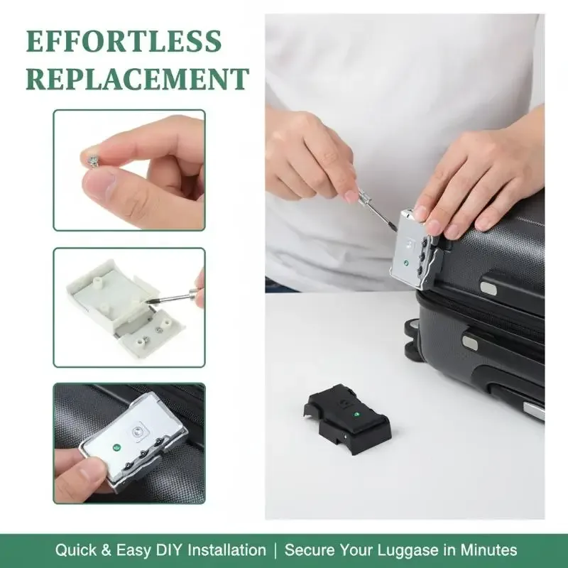 cadenas métal code antivol sécurité voyage remplacement serrure clé type universel noir argent qualite haute durability pratique installation facile
